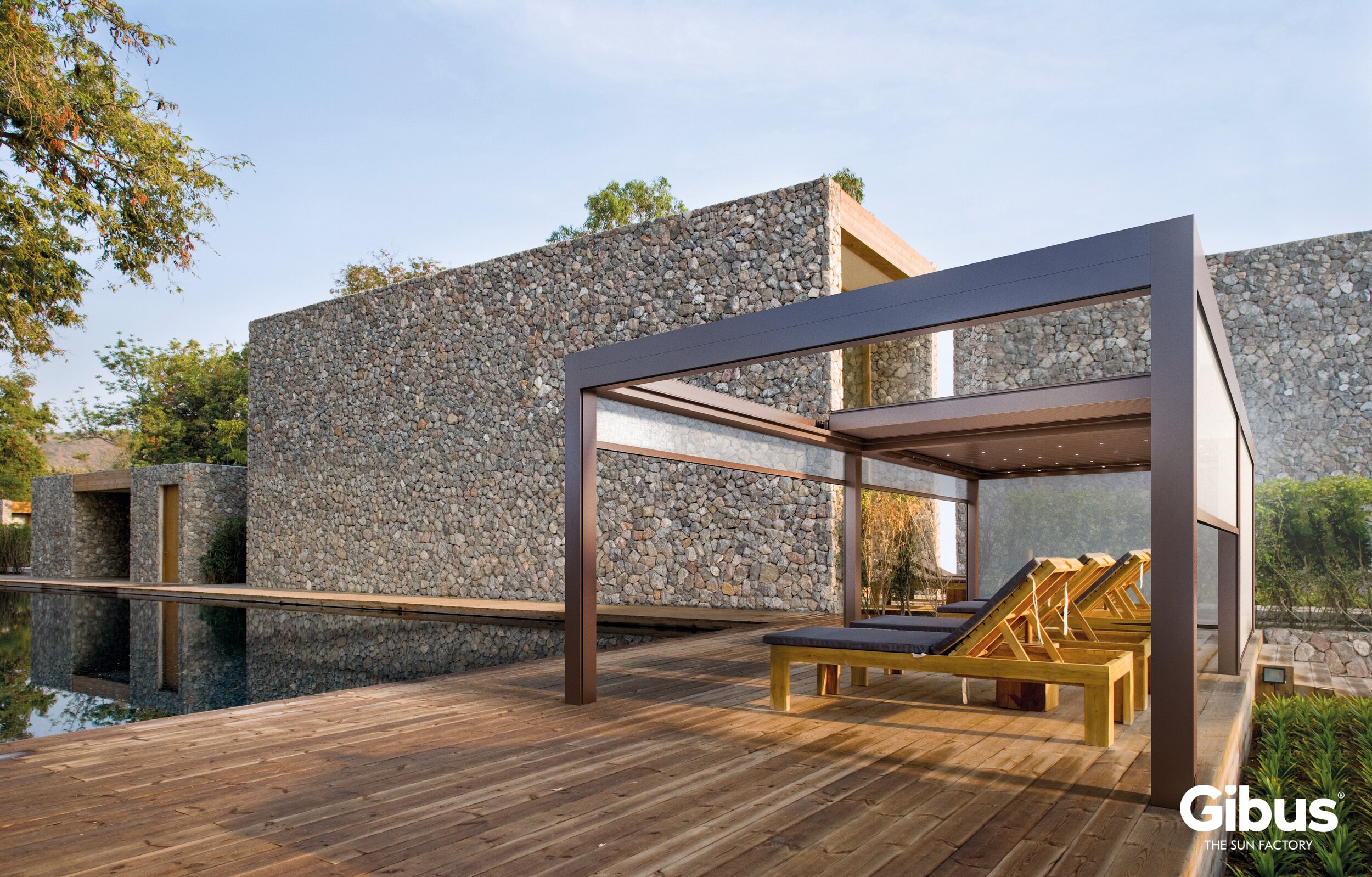 Bioklimatická pergola Gibus